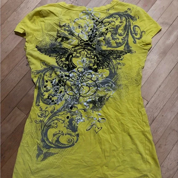Dcs super cute y2k yellow top - Picture 2 of 7
